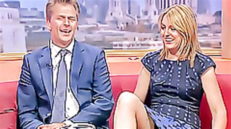 Real upskirt with a talk show host in a dress ...
